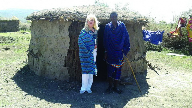 Так виглядають будинки, в яких живуть масаї.