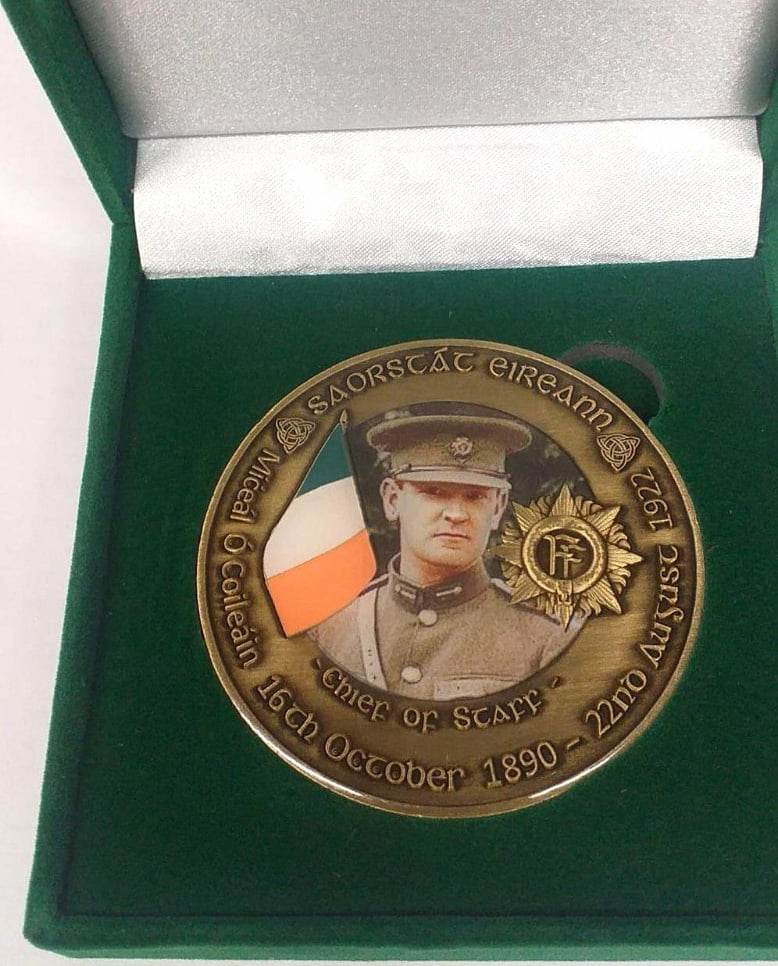 Цією медаллю на честь свого національного героя Майкла Коллінза ірландці нагородили українця Сергія Шалапая.