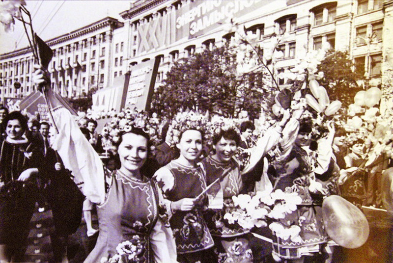 Першотравнева демонстрація 1986 року у Києві.