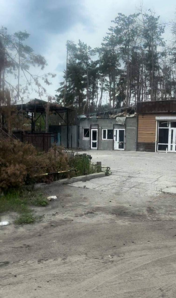 У Донецькій області понищені будівлі.