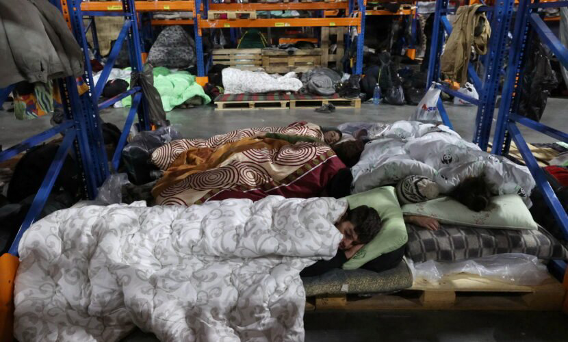 Табір нелегалів. Фото Reuters 