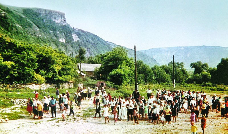 Так виглядало селище Бакота у 70-х роках.