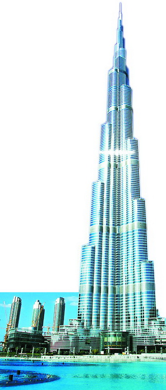 Найвища будівля у світі – Бурдж-Халіфа – збудована у вигляді перевернутої бурульки.