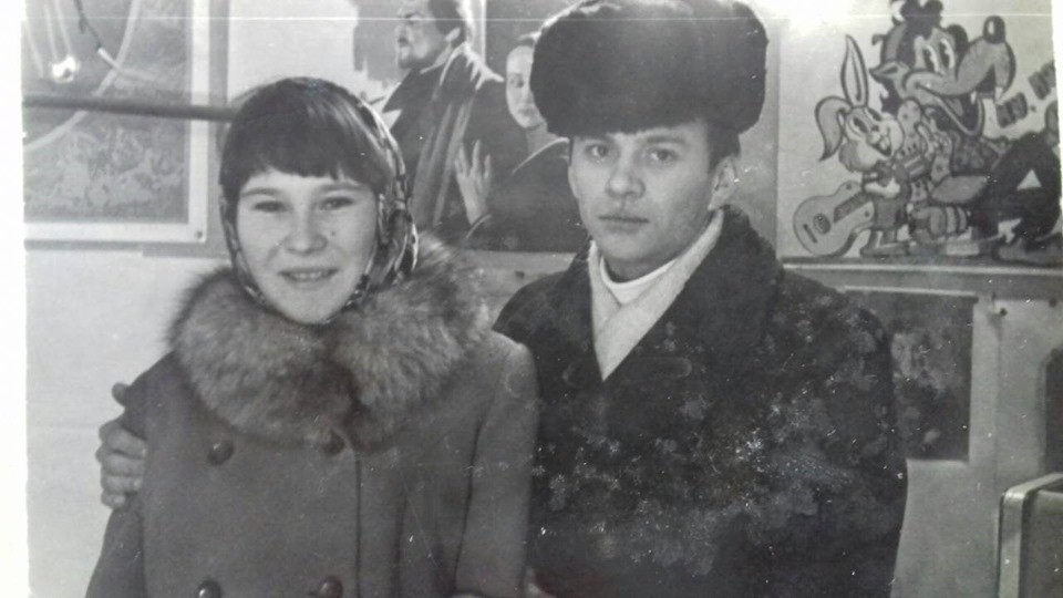 Микола Буряк зі своєю дружиною Оленою