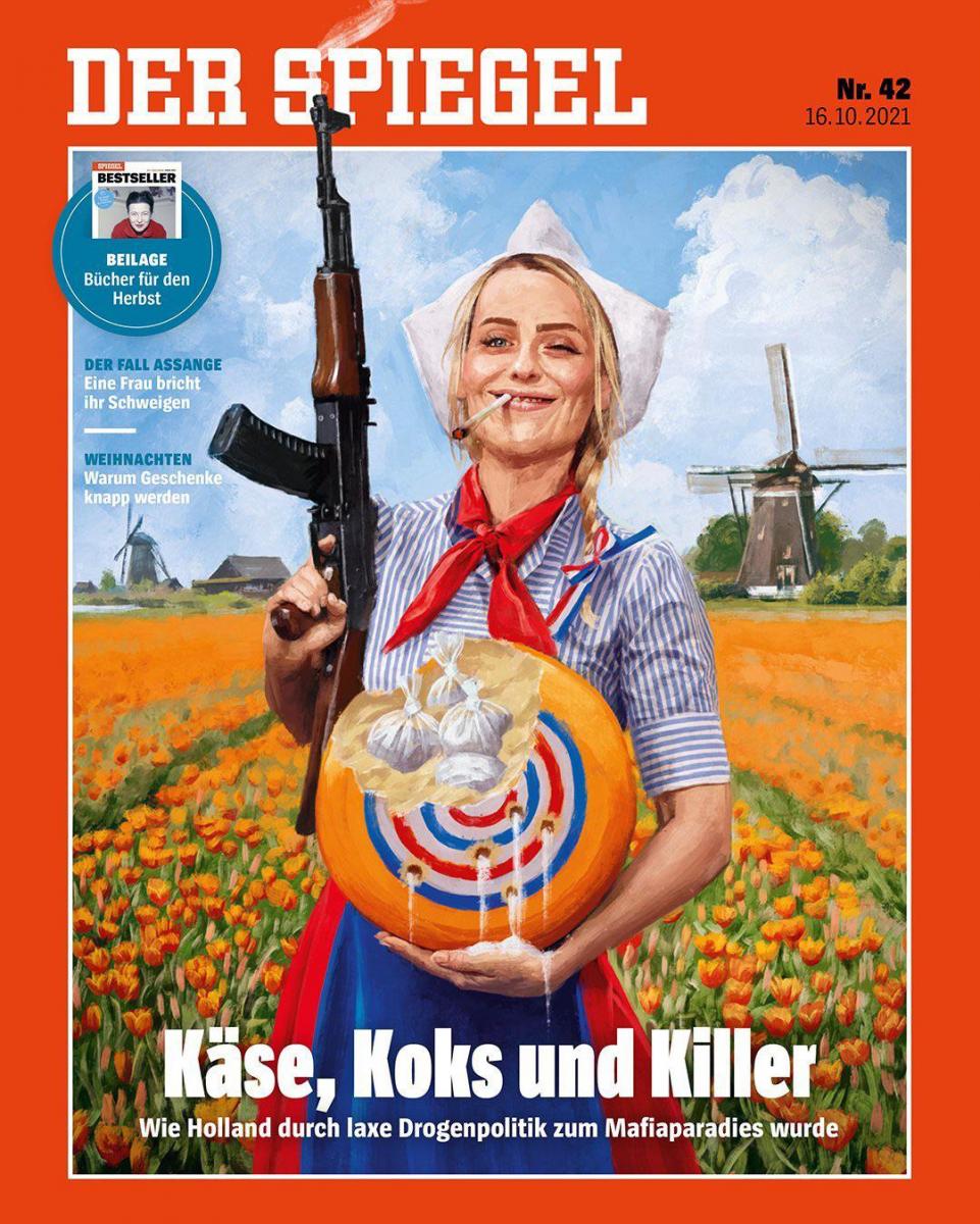 Ось так бачить Нідерланди німецький тижневик Der Spiegel... "Сумна, але у цілому правдива картина", - визнала нідерландська газета De Telegraaf. Фото spiegel.de.