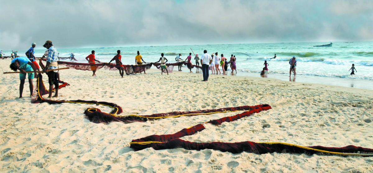 Рибалки. Острів Гоа, Індія. Це фото бере участь у виставці.