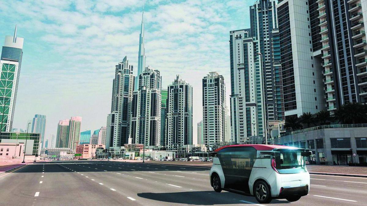 Незабаром дорогами емірату Дубай їздитимуть електричні таксі, якими керуватимуть роботи. Фото Cruise Origin Dubai
