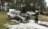 Внаслідок пожежі в авто у Новояворівську знищений мотор