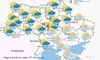 Прогноз погоди в Україні на 24 березня 2024 року