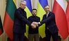 Президенти України, Литви і Польщі зустрілися у Львові у форматі Люблінського трикутника