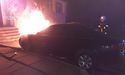 В Червоноградському районі спалахнув автомобіль «Audi A6»
