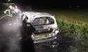 На Львівщині під час руху спалахнув автомобіль