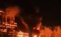 У росії під Калугою після атаки БПЛа спалахнув нафтопереробний завод
