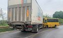 На Дрогобиччині фура в ДТП протаранила маршрутку: є постраждалі