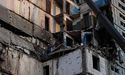 В Умані під час розбору завалів зруйнованої багатоповерхівки знову спалахнула пожежа