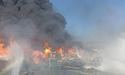 У порту Новоросійська вирує масштабна пожежа