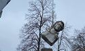 На Полтавщині демонтували пам’ятник Пушкіну (ФОТО)
