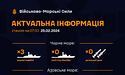 У Чорному та Азовському морях росія тримає чотири кораблі