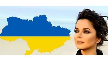 Наташа Корольова звернулась до українців на тлі мапи України без Криму