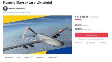 Польща зібрала вже понад 4 млн злотих на "Байрактар" для України