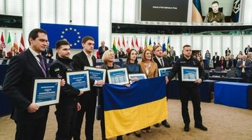 У Європейському парламенті відбулася урочиста церемонія вручення парламентської премії Сахарова. Фото Європейської правди