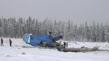З'явилися фото з місця падіння пасажирського Мі-8