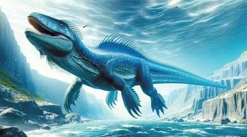 Ось так, на думку палеонтологів, виглядав морський дракон.