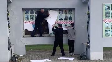 В окупованому Херсоні загарбники знищили меморіал «Слава Україні»