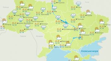На вівторок половині України прогнозують дощі