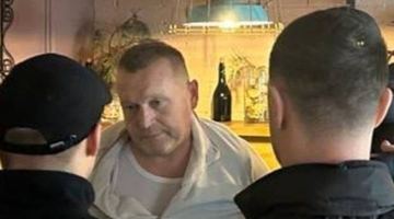 Скрін із відео ДБР під час затримання Ігоря Гринкевича