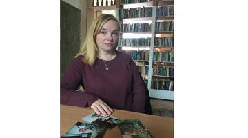 Оксана Бандера-Піжик пишається, що є двоюрідною племінницею провідника ОУН. Фото автора.
