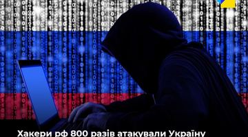 Ворожі хакери здійснили майже 800 кібератак проти України від початку повномасштабного вторгнення рф