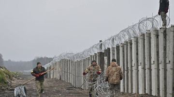 Стіна на українсько-білоруському кордоні. Фото ілюстративне