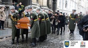 Сьогодні на Личакові поховали військовослужбовця Михайла Лібрука