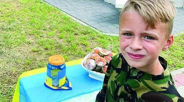 Шестирічний Павлик зі Львова, учень 1-го класу, зібрав для військовослужбовців ЗСУ понад 12 тисяч грн!