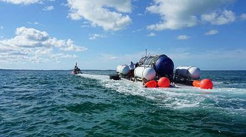 Операцію з пошуку підводного апарату "Титан" координує Берегова охорона США. Фото Forum.