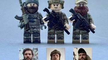 Компанія LEGO створила фігурки героїв "Азовсталі"