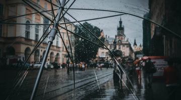 Дощ у Львові. Фото: Наталя Павлова