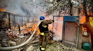 Донеччина: російські окупанти обстріляли селище Георгіївка