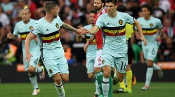 Збірна Бельгії забила чотири м'ячі угорцям і вийшла у чвертьфінал Євро-2016