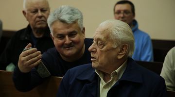 Степан Хмара під час одного із недавніх судових засідань у справі Майдану. Фото з відкритих джерел
