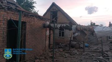 Окупанти обстріляли два райони Дніпропетровщини: розпочато розслідування