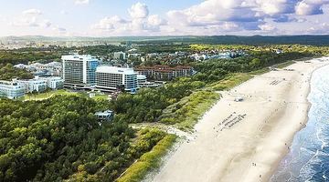 На балтійському узбережжі біля Свіноуйсця є й розкішні готелі, й скромніші апартаменти. Фото wakacje.pl