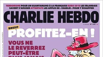Charlie Hebdo намалював карикатуру щодо Brexit