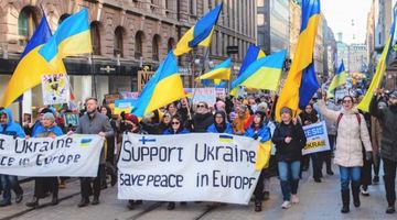 Мітинг на підтримку України у Фінляндії. Фото із соцмережа