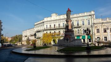 Пам'ятник Катерині ІІ в Одесі. Фото Суспільне Одеса