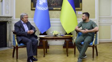 Президент України зустрівся з Генеральним секретарем ООН. Фото з архіву ОПУ