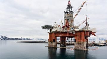Нафтовидобувна платформа Equinor поблизу норвезького Гаммерфеста. Фото Reuters