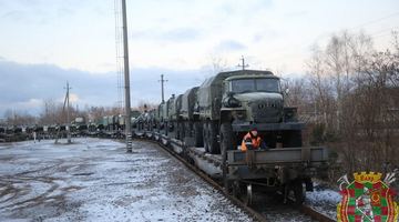 До Білорусі прибули війська Росії для спільних навчань, які проводитимуться з 10 по 20 лютого