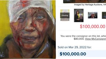 $100 тис. за портрет вчительки з розбомбленого Чугуєва